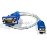 Adaptateur USB-Série DB9 pour port COM virtuel de PC sans port série