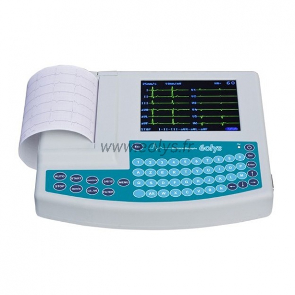 ECG portable 6/12 pistes